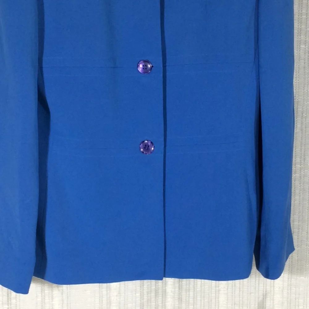 100% Silk Jones New York Jacket-Size 8